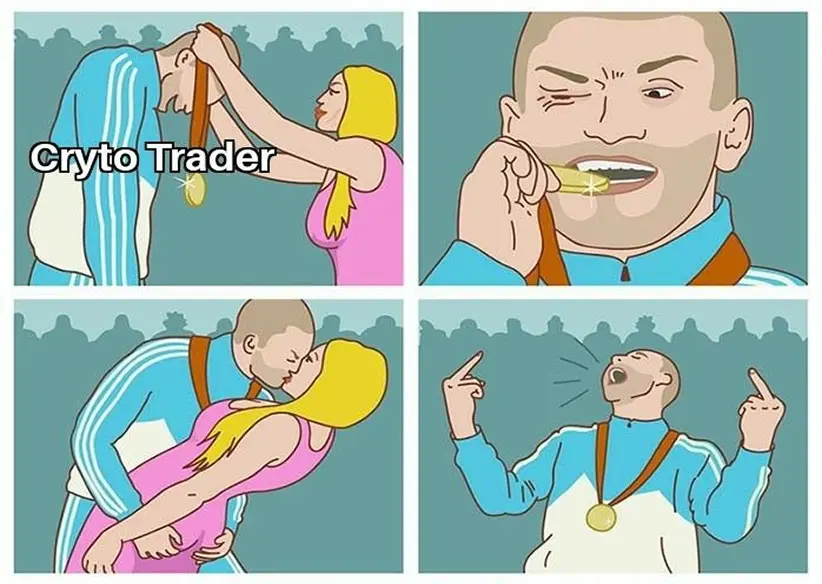 Financial "analysts" warn: millions may quit their 9-5s after meme war wins!